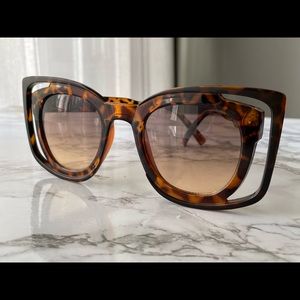 NWOT Large Double Frame Tortoise Style Sunglasses